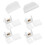 4 Sets Folding Curtain Telescopic Adjustable Brackets For Blind 3