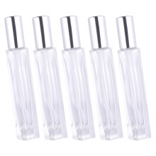 20 Pcs Empty Glass Perfume Spray Bottles With Silver Lid