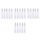 20 Pcs Empty Glass Perfume Spray Bottles With Silver Lid 11