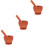 3 Sets Reusable Plastic Garlic Mortar Pestle For Spice Pepper 7
