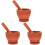 3 Sets Reusable Plastic Garlic Mortar Pestle For Spice Pepper 4