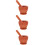 3 Sets Reusable Plastic Garlic Mortar Pestle For Spice Pepper 10