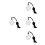 4Pcs Portable Black Perfume Atomizer Bottles with Tassel for Car Use 6