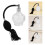4Pcs Portable Black Perfume Atomizer Bottles with Tassel for Car Use 11