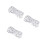 3 Pcs Triangle Pattern Baby Burp Cloths Three-Layer Absorbent 7