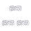 3 Pcs Triangle Pattern Baby Burp Cloths Three-Layer Absorbent 5