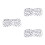 3 Pcs Triangle Pattern Baby Burp Cloths Three-Layer Absorbent 10
