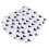 3 Pcs Triangle Pattern Baby Burp Cloths Three-Layer Absorbent 2