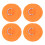 4PCS Orange PVC D Ring Patch 8cm for Inflatable Boat & Paddleboard 16