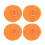 4PCS Orange PVC D Ring Patch 8cm for Inflatable Boat & Paddleboard 15