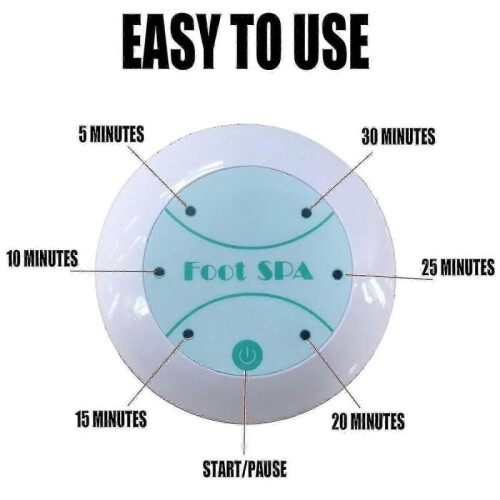 (US Plug) Ionic Foot Spa Machine: At-Home Detox and Cleanse, Remove Harmful Impurities with Ionic Detox Foot Bath 2