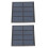 2pcs 0.9W 2V Solar Panel Polysilicon for Emergency & Advertising Lights 16