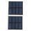 2pcs 0.9W 2V Solar Panel Polysilicon for Emergency & Advertising Lights 15