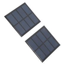 2 Stück 0,9 W 2 V Polysilizium-Solarmodul Hohe Effizienz