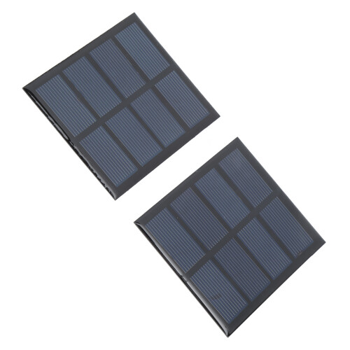 2pcs 0.9W 2V Solar Panel Polysilicon for Emergency & Advertising Lights
