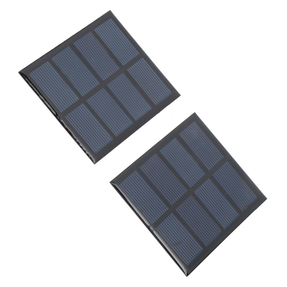 2Pcs 0.9W 2V Solar Panel Polysilicon For Emergency & Advertising Lights 4141352089322