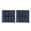 2pcs 0.9W 2V Solar Panel Polysilicon for Emergency & Advertising Lights 2