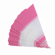 50 Pack Clear Cone-Shaped Treat Bags with Twist Ties, 17 x 30cm