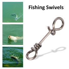50Pcs Stainless Steel Fishing Quick Connection Clips 4#|Corrosion-Resistant, Long-Lasting