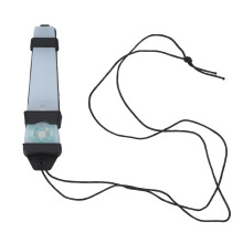 Wasserdichte persönliche Ausweisleuchte mit Haken, 150mAh Akku, Rot & Schwarz