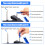 Multi-Function Bicycle Valve Disassemble Tool for Schrader Presta Extender Blue 13