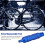 Multi-Function Bicycle Valve Disassemble Tool for Schrader Presta Extender Blue 4