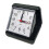 (Black) Portable Alarm Clock With Snooze And Silent 1