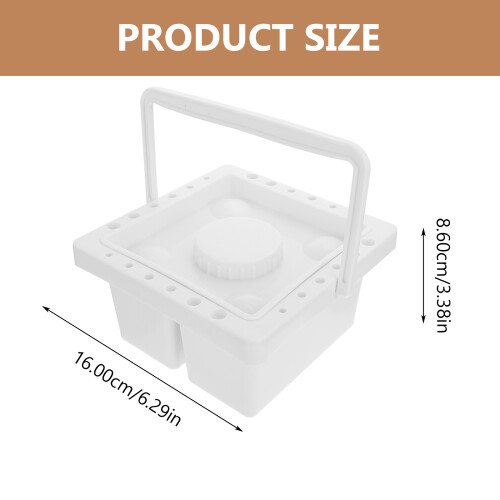 Pen Washer Paint Brush Wash Pot Plastic 1set 1