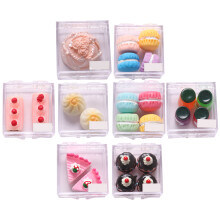 8 Sets Mini Dessert Modell Für Mini Kuchen Brot Imitat Spielsatz