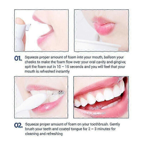 3pcs Teeth Tooth Whitening Toothpaste White Bleaching Dental Whitener Teeth Mousse 2