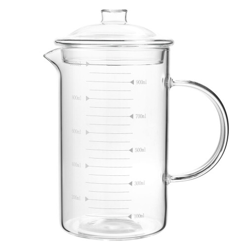 Multifunktionale Glasflasche Mit 1000 Ml Hitzebeständig