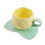 1 Set Keramik Kaffeebecher Mit Unterteller Design 3