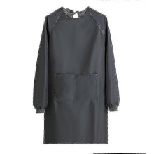 (Black) Home Waterproof Apron With Sleeve For Dishwashing,coffee, Restaurant Cleaning - POP