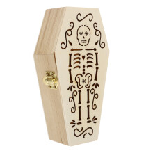 Wood Box Süßigkeiten Behälter Haustier Urne Spielzeug Dose