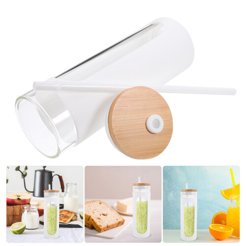 1 Set Wasserflasche Mit Deckel, , Cold Brew Becher Für Saft 1