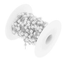 1 Rolle Perlenkette Bastelzubehör Schmuckzubehör Armbandmaterial