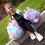 Violett Plüsch Kinder Rucksack Für Schule 6