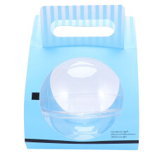 10Stk Plastik Kuchenbehälter Transparent Kugelförmig Mousse Kugel