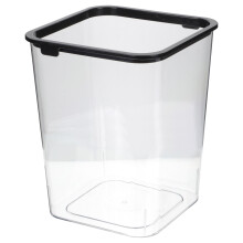 Dekorativer Müllkorb Transparenter Abfalleimer Ohne Deckel