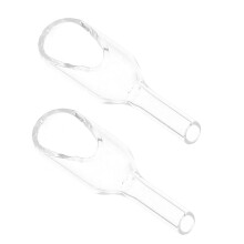 2Stk Transparente -Wäge-Schale Wäge-Trichter Set Runde Wäge-Schale