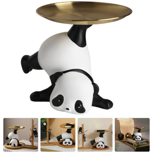 Eingangsschlüssel Ablage Tablett Büro Behälter Panda Dekoträger 1