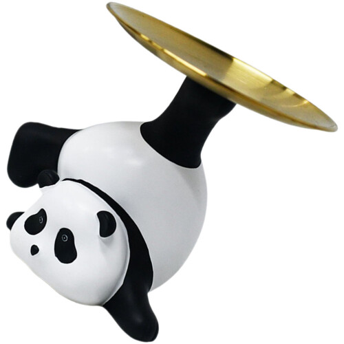 Eingangsschlüssel Ablage Tablett Büro Behälter Panda Dekoträger 2