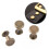 Copper Brass Flat Head Screws Rivets Nails Leather Cap 8mm 20 Pack Durable 6