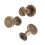 Copper Brass Flat Head Screws Rivets Nails Leather Cap 8mm 20 Pack Durable 3