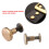 Copper Brass Flat Head Screws Rivets Nails Leather Cap 8mm 20 Pack Durable 11