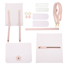 1 Set Diy Pu Kette Bastelset Quadratische Schultertasche