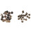 Copper Brass Flat Head Screws Rivets Nails Leather Cap 8mm 20 Pack Durable 2