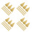 200 Pcs Triangle Cake Bases Golden Cardboard Mousse Boards Disposable 8