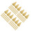 200 Pcs Triangle Cake Bases Golden Cardboard Mousse Boards Disposable 7