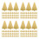200 Pcs Triangle Cake Bases Golden Cardboard Mousse Boards Disposable 4